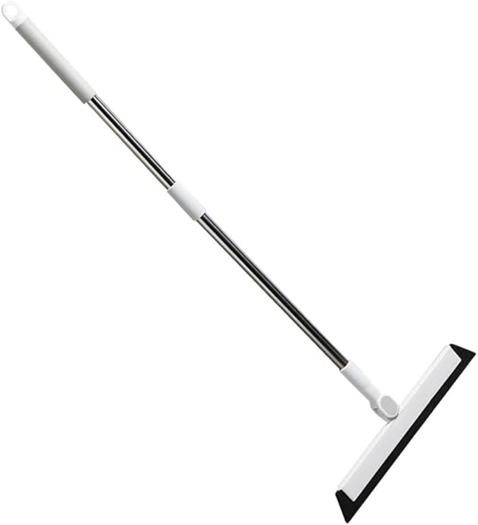Household Glass Squeegee Window Cleaning Tool Extendable Handle Multipurpose Window Wiper for Home and Bathroom Glass Surfaces Accessory