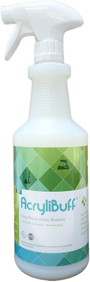 Acrylibuff Spray On Gloss Restorer Spray Buff Quart - Case of 12…