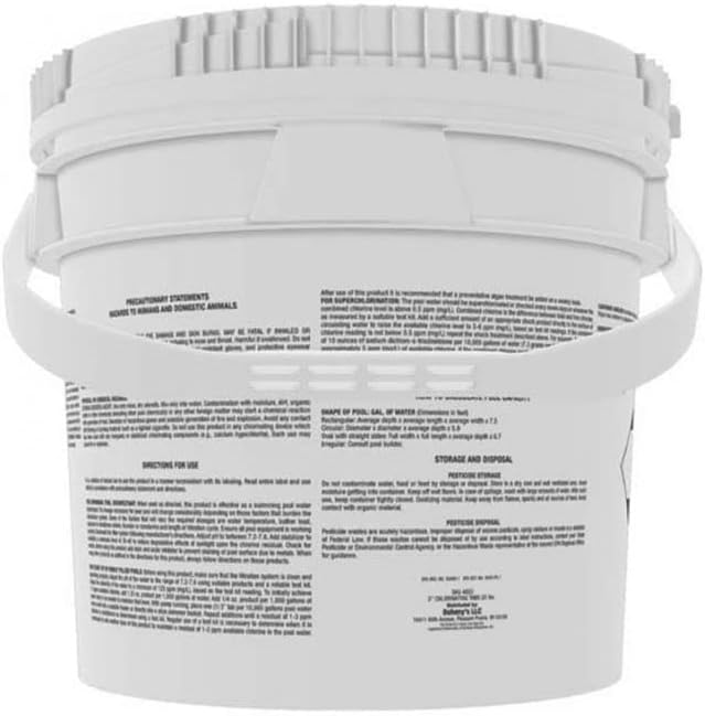 Doheny’s 3-Inch Stabilized Chlorine Tablets for Sanitizing Swimming Pools | 99% Pure Tri-Chlor, 90% Available Chlorine | Long-Lasting, UV-Protected, Slow-Dissolving | Individually Wrapped 25lb Bucket
