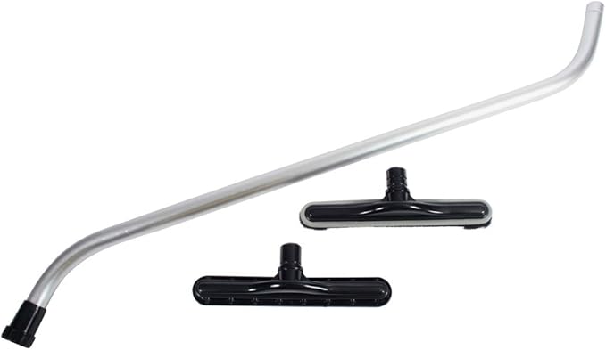 Cen-Tec Systems 94819 Commercial Cleaning Kit with 1-Piece Aluminum S-Wand and Vacuum Tools, 14-Inch, Black