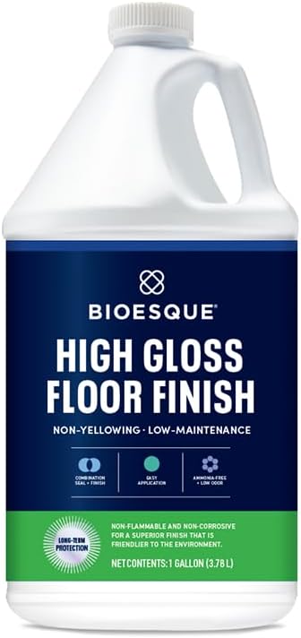 Bioesque High Gloss Floor Finish, 1 Gallon (Pack of 1)