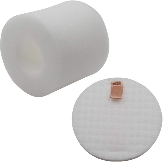 R101AE R101 RV1001AE Filter Replacement 3.74" High Compatible with Shark IQ Robot R101AE RV1001AE UR1005AE Vacuum Self-Empty Base, Foam & Felt Filter Set for Pet Hair, Dirt, Dust