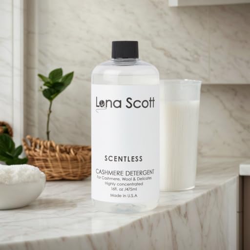 Cashmere, Wool & Delicates Shampoo Detergent 42 Loads. Made in U.S.A (Scentless)