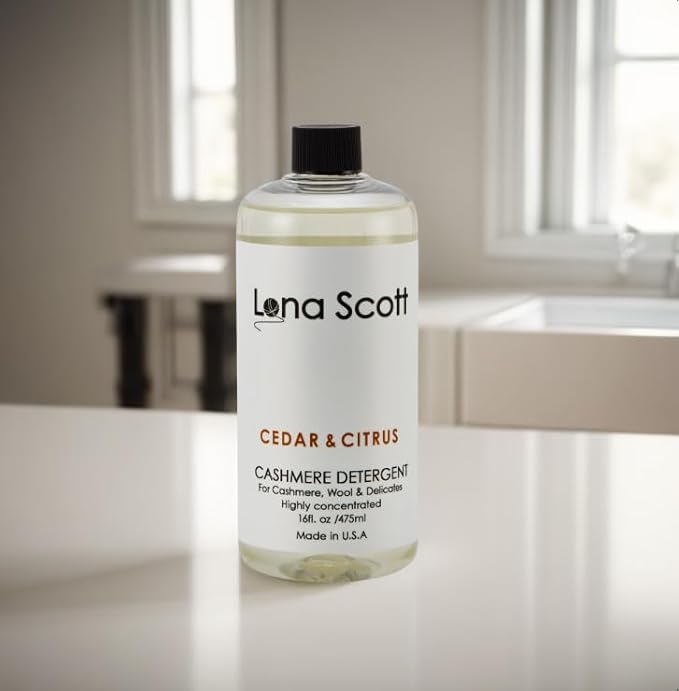 Cashmere, Wool & Delicates Shampoo Detergent 42 Loads. Made in U.S.A (Cedar & Citrus)