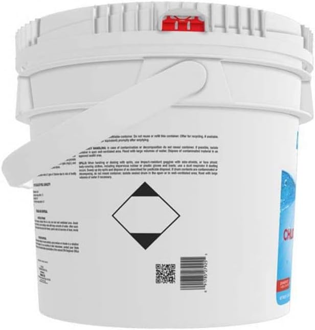 Doheny’s 3-Inch Stabilized Chlorine Tablets for Sanitizing Swimming Pools | 99% Pure Tri-Chlor, 90% Available Chlorine | Long-Lasting, UV-Protected, Slow-Dissolving | Individually Wrapped 10lb Bucket