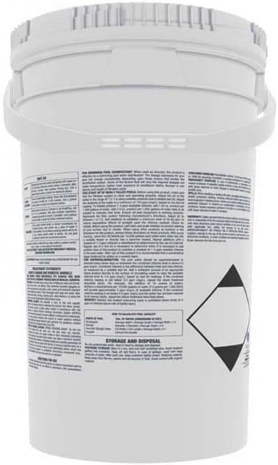 Doheny’s 3-Inch Stabilized Chlorine Tablets for Sanitizing Swimming Pools | 99% Pure Tri-Chlor, 90% Available Chlorine | Long-Lasting, UV-Protected, Slow-Dissolving | Individually Wrapped 100lb Bucket