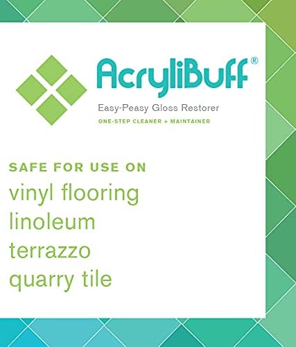 Acrylibuff Spray-On Buff Floor Wax Gloss Restorer, Quart (3-Pack)