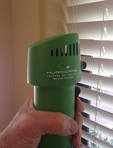 Canless Air System O2 Hurricane Industrial, Heavy Duty Rechargeable Air Duster, 220+ MPH Cordless Cleaner, Sustainable Pro Alternative, Green, Made in USA