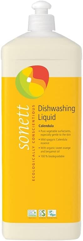 Sonett Organic Dishwashing Liquid Calendula - 34 fl.oz (Pack of 1)