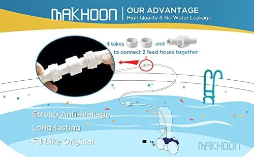 MAKHOON [Upgraded] Pool Cleaner Feed Hose Replacement for Zodiac Polaris 280 380 180 3900 Pool Cleaner Feed Hose G5(Not Compatible with Polaris 360)