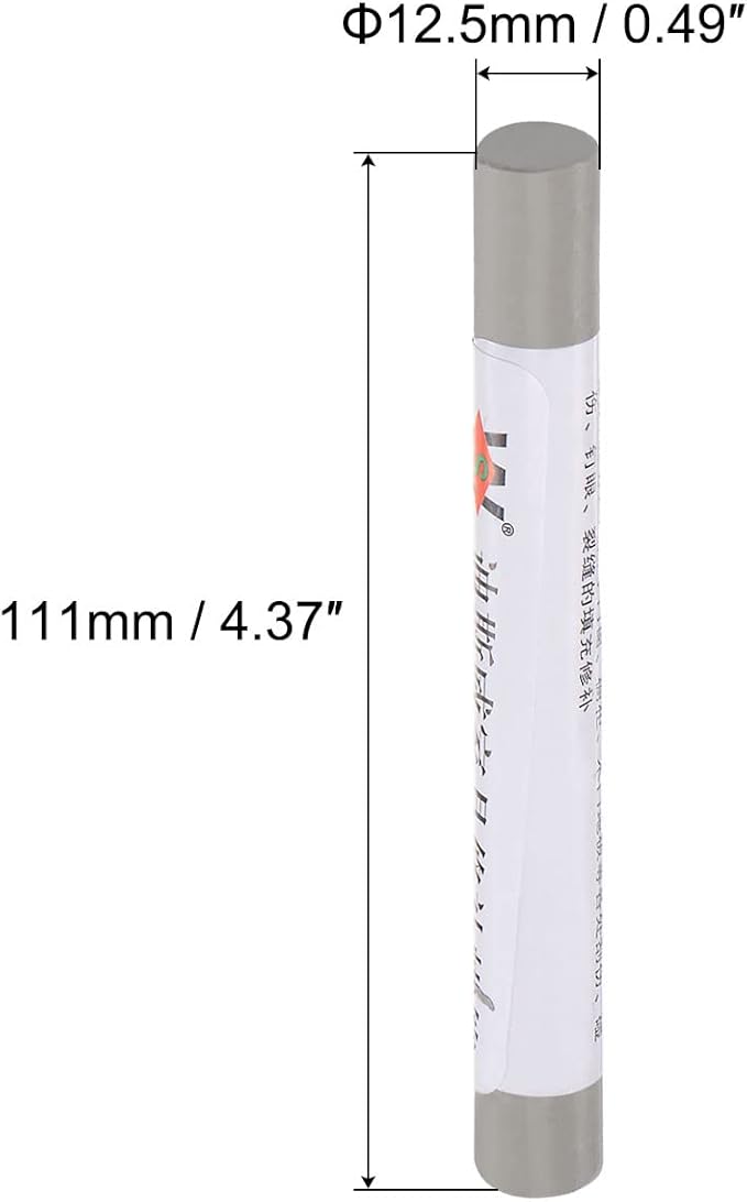 uxcell Wood Wax Filler Stick, Furniture Crayons Wooden Repair Wax Filler Stick Touch Up Wax Paint Pens for Scratches Holes Floor Laminate Tables Desks, Light Gray