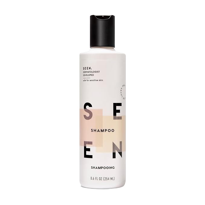 SEEN Shampoo - Scented - Non-Comedogenic Hair Shampoo- Dermatologist-Developed - Safe for Sensitive & Acne Prone Skin