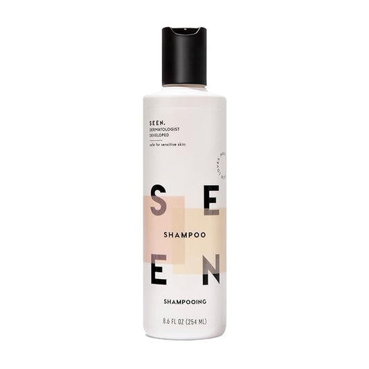 SEEN Shampoo - Scented - Non-Comedogenic Hair Shampoo- Dermatologist-Developed - Safe for Sensitive & Acne Prone Skin