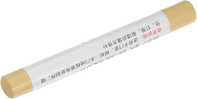 uxcell Wood Wax Filler Stick, Furniture Crayons Wooden Repair Wax Filler Stick Touch Up Wax Paint Pens for Scratches Holes Floor Laminate Tables Desks, Mineral Yellow