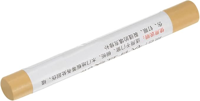uxcell Wood Wax Filler Stick, Furniture Crayons Wooden Repair Wax Filler Stick Touch Up Wax Paint Pens for Scratches Holes Floor Laminate Tables Desks, Light Spanish Yellow