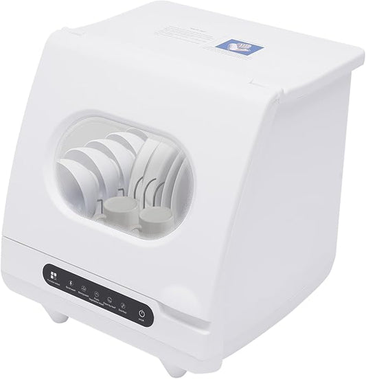 Countertop Dishwasher Mini Countertop Dishwasher 6 Washing Programs for Apartments& RVs 15.74x15.74x17.71in
