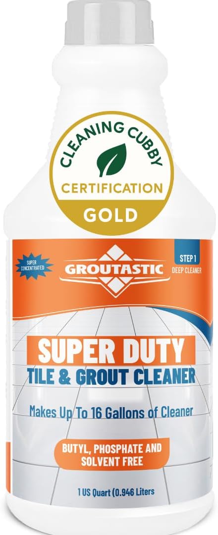 Super Duty Degreaser – Heavy Duty Tile & Grout Cleaner for Kitchens, Bathrooms & Floors – Removes Grease & Deep Stains – Concentrated
