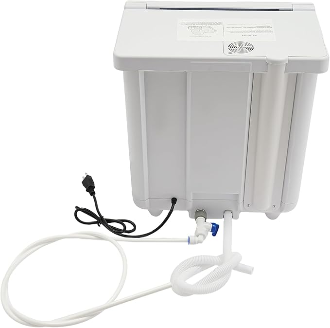 Compact Countertop Dishwasher, Portable Countertop Dishwasher with 5 Washing Programs, 360° Spray, Mini Dishwasher for Apartments RVs, High-Temperature & Strong Oxygen Function