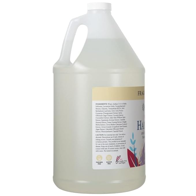 Ginger Lily Farms Botanicals All-Purpose Foaming Hand Soap Refill, Fragrance Free, 100% Vegan & Cruelty-Free, Unscented, 1 Gallon (Pack of 4)