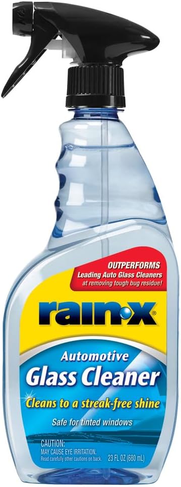 Rain-X 630018 Auto Glass Cleaner, 23 oz. - Cleans Car Windows, Windshields and Other Auto Glass Surfaces for a Clean, Streak-Free Finish