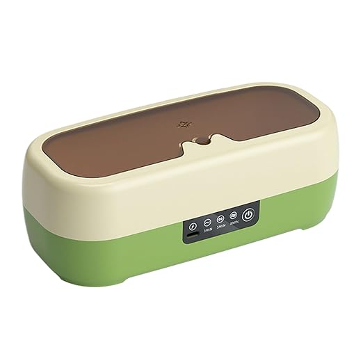 Ultrasonic Glasses Cleaner - Professional Ultrasonic Electric Jewelry Cleaner, Compact Rechargeable Cleaning Device Display | Rings Silver Necklaces Dentures for Strap Daily Adults