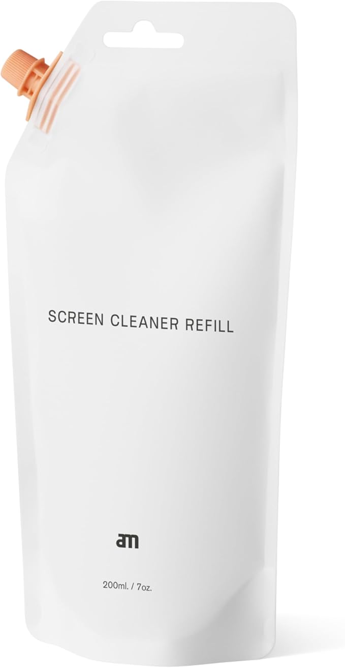 am Cleaning Liquid Refill Bottle (200ml / 7 oz) – Refill for Screen Cleaners | Cleaning Spray for Phones, Tablets, Laptops | Alcohol-Free, Ammonia-Free, Eco-Friendly & Portable