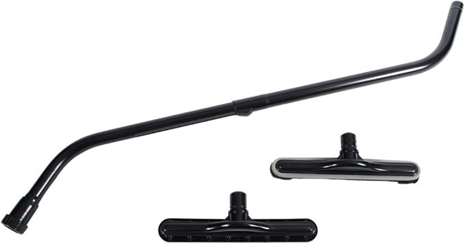 Cen-Tec Systems 94830 Commercial Cleaning Kit with Telescopic Aluminum S-Wand and Vacuum Tools, 14-Inch, Black