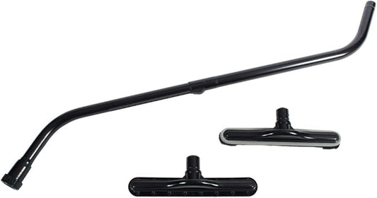 Cen-Tec Systems 94830 Commercial Cleaning Kit with Telescopic Aluminum S-Wand and Vacuum Tools, 14-Inch, Black