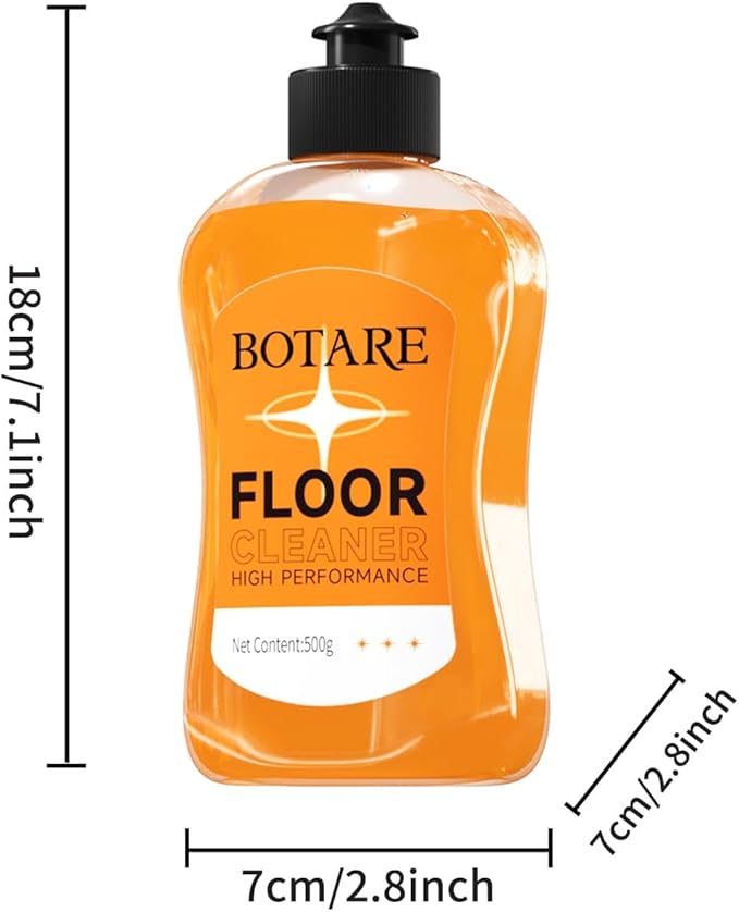 Floor Cleaner For Mopping, Cleaning Supplies For Wood Tile Laminate Hardwood Floor Solution Liquid, Orange 17.6 Fl Oz Each(3 Bottle)
