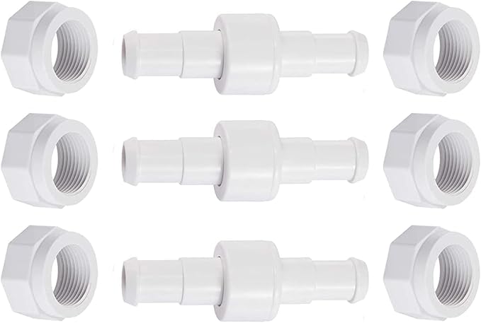 MAKHOON D20 Hose Swivel with D15 Nut - Compatible with Zodiac Polaris 280, 380, 180 Pool Cleaner Hose Swivel, Replacement Part