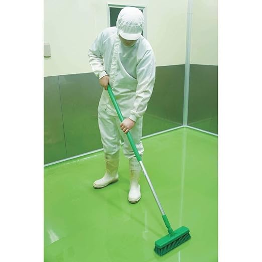 Vikan 70604 Brush,Wall/Floor Scrub,Stiff,12",PP/PBT,Red