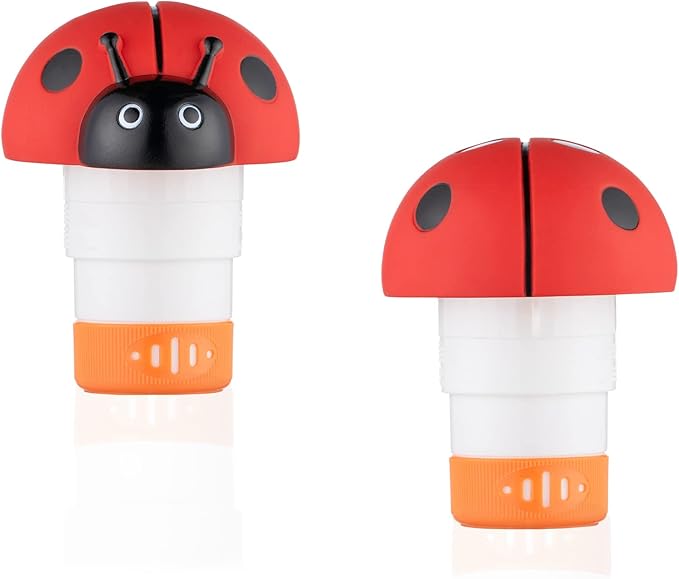 XY-WQ Ladybug Chlorine Floater for 1" Tab ONLY, Mini Floating Pool Chlorine Dispenser