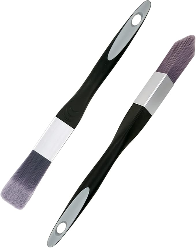 ROLLINGDOG Trim Paint Brush, Edging Paint Brushes for Trim 2PC - Ideal for Precision Painting, Corner Painting, Leaving A Straight Edge.