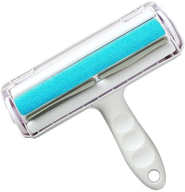 Reusable Pet Hair Remover Roller – Portable Plastic Lint Brush for Removing Pet Hair from Clothes, Sofa & Furniture – No Adhesive, No Battery Required