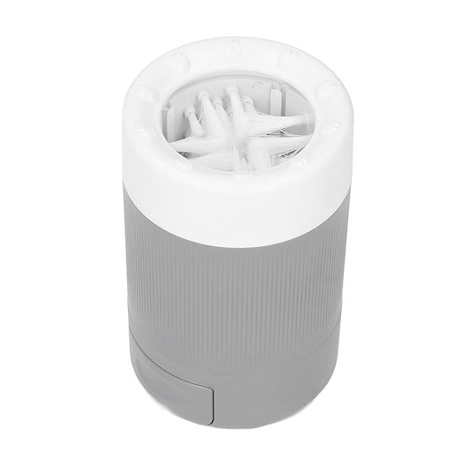 Pet Foot Washing Cup, Dog Paws Cleaner Plastic Dog Washing Station Dog Paws Washer Pet Foot Cleaner for Pets Cats and Dogs (Gray)