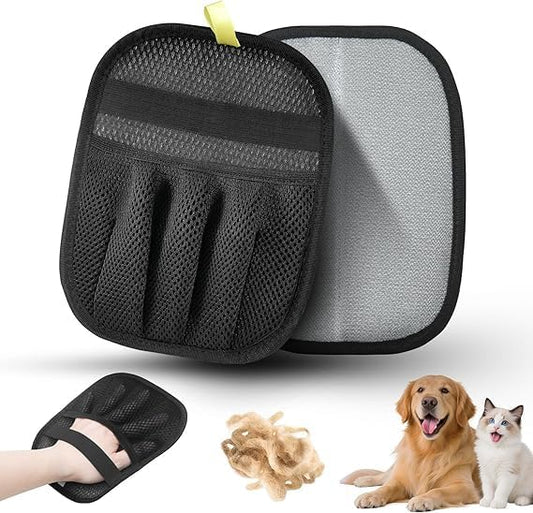 Pet Hair Removal Gloves for Cats and Dogs Five-Finger Electrostatic Pet Hair Gloves Newly Upgraded Pet Hair Removal Tools Suitable for Laundry,Couch,Carpet,Car Seat