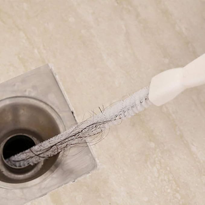 1Pcs Flexible Sink Cleaning Brush, 45cm Drain Pipe Dredging Cleaing Brush, Reusable Drain Unblocker Brush Dredge Tool Cleaner Stick