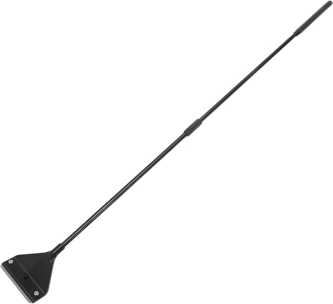 Seaweed Scraper for Glass Aquariums, Fish Tank Cleaner with 10 Blades, Durable and Efficient Aquarium Cleaning Tool, Rust-Resistant, Black, 1 Set