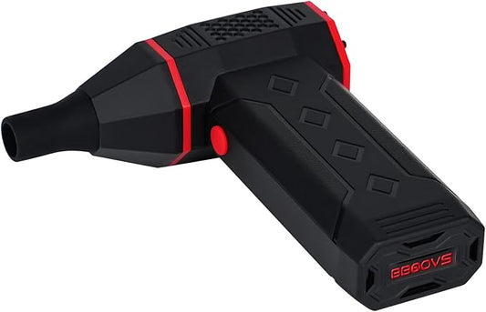 Rechargeable air Duster, 130,000 RPM Cordless Rechargeable air Blower, for Cleaning Electronics and Keyboards, Computers, Cars, Home use, Outdoor Inflation, Snow Removal, and Leaves