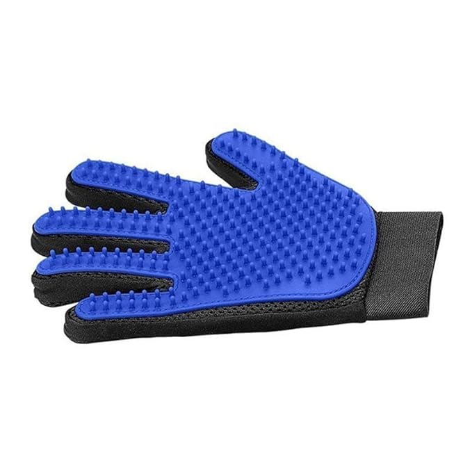 Silicone Pet Grooming Gloves – Hair Remover & Deshedding Brush for Dogs & Cats