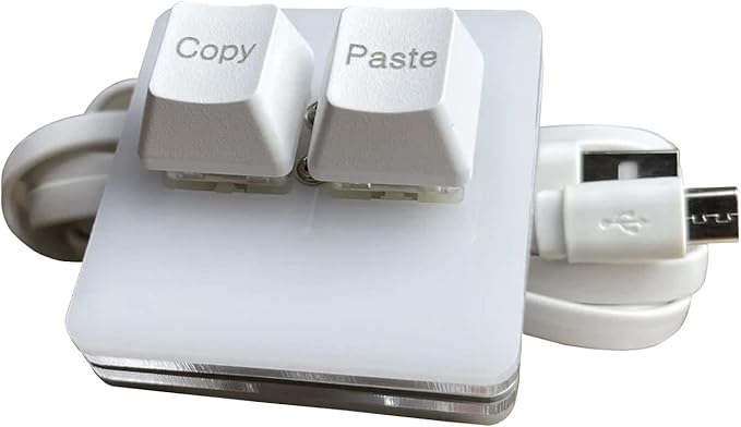 Copy and Paste 2-Key Keyboard SAYO OSU Keypad Hotswap One Handed Mechanical Gaming Keyboard Cherry Switch RGB Backlit Mini USB Keypad for macros or Rhythm Games