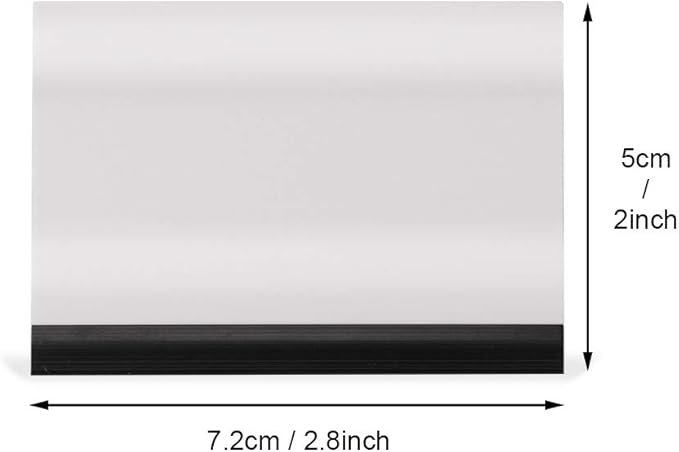 EHDIS Small Rubber Squeegee 3" Block Squeegee for Car Window Windshield,Film,Stickers,Decals and Vinyl Applicator,Kitchens, Glass, Shower,Counter Cleaning Tool, Pack of 2-White