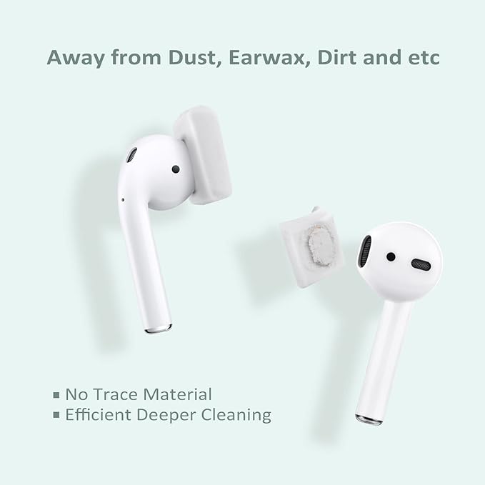 Cleaner Kit for Earbud Putty: Cleaning Putty Remove Ear Wax Compatible with Air- Pods - Earbud Cleaning Putty for Headphones Earphone Charging Case & Phone Camera Keyboard Hearing Aids (96 Pcs)