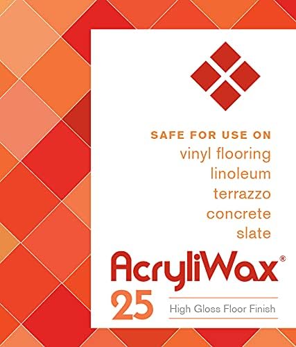 Acryliwax 25 High Gloss Commercial Floor Wax & Floor Finish 1 Gallon…
