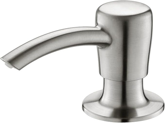 Soap Dispenser, Kitchen Sink Soap Dispenser, Build in Sink Soap Dispenser, Lotion Dispenser, Brushed Nickel RULIA RB2005