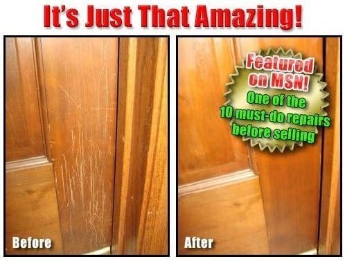 Scratch Remover - Touch Up and Repair Hardwood, Furniture, Floors Instantly - All-in-One Kit for Restoration of Cabinets, Vinyl, and More - Odorless, Colorless, Non-Toxic (2 Pack)