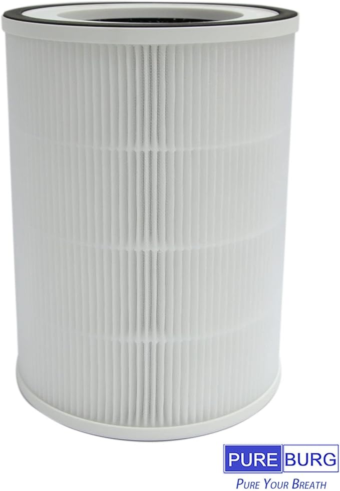 PUREBURG Replacement Filters Compatible with Sensibo Pure Air Purifier, 2-Pack H13 HEPA Activated Carbon 2-IN-1 4-Stage Filtratio Air Clean
