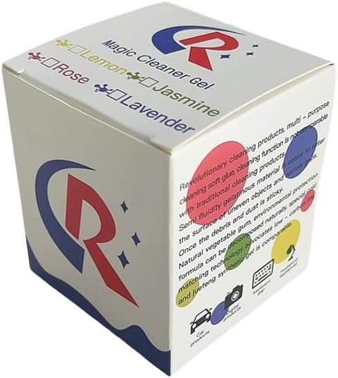 Car Cleaning Gel Putty Car Interior Cleaner Slime Auto Detailing Tools Universal Dust Removal Cleaning Kit for Car Accessories Vents 3C Office Scented 1Pack Jasmine