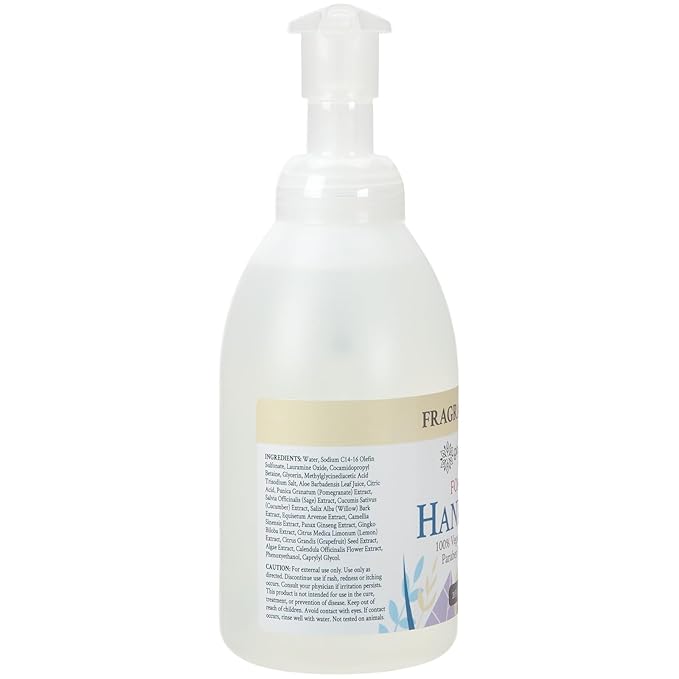 Ginger Lily Farms Botanicals All-Purpose Foaming Hand Soap Refill, Fragrance Free, 100% Vegan & Cruelty-Free, Unscented, 20 Fl Oz (Pack of 8)