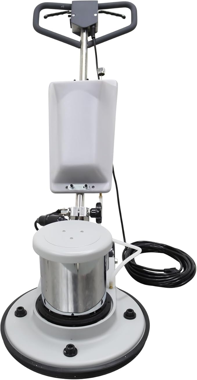220V Stone Ground Grinding and Polishing Machine with 12L Water Tank for Stone Floors Cement Floors and Epoxy Diamond Floors Leveling and Slag removal 1.8KW
